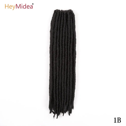 18-Inch Straight Synthetic Crochet Twist Hair Extensions for Black Women - Kanekalon Fiber by Heymide